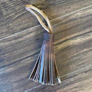 Full Grain Leather bag tassel